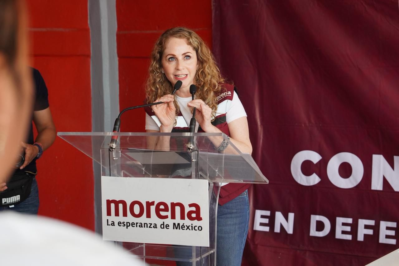 Marcela González respalda blindaje de candidaturas en Morena